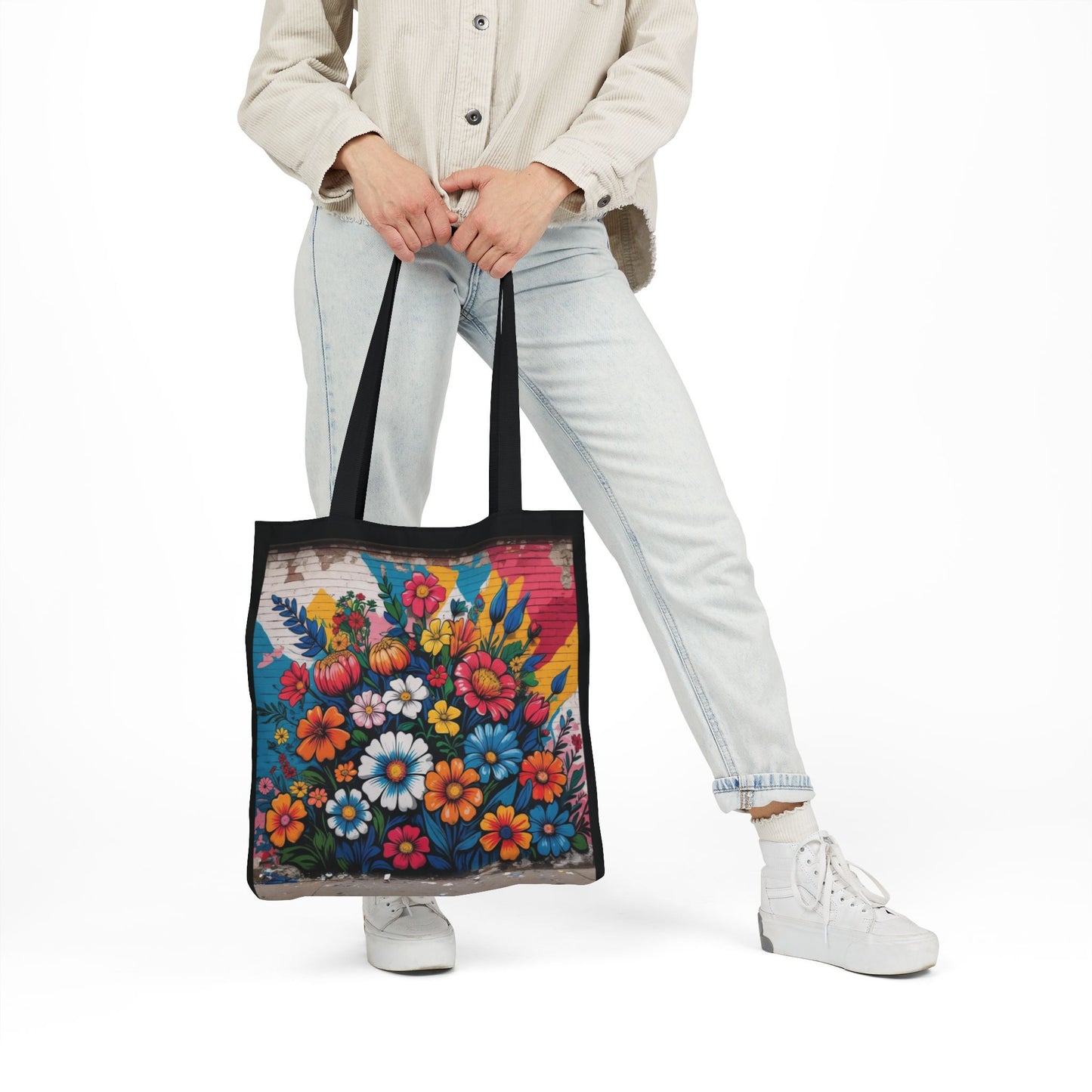 Artistic Surge - Eco-Friendly Canvas Tote Bag - FLOWERS