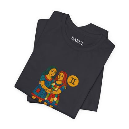 GEMINI - T-shirt, The Zodiac in Colors