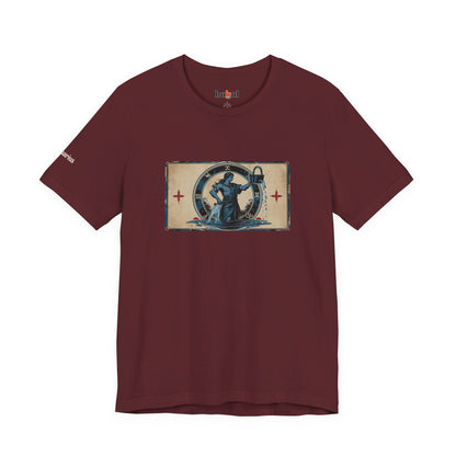 Aquarius - Gothic Zodiac T-Shirt. Zodiac in the Shadows