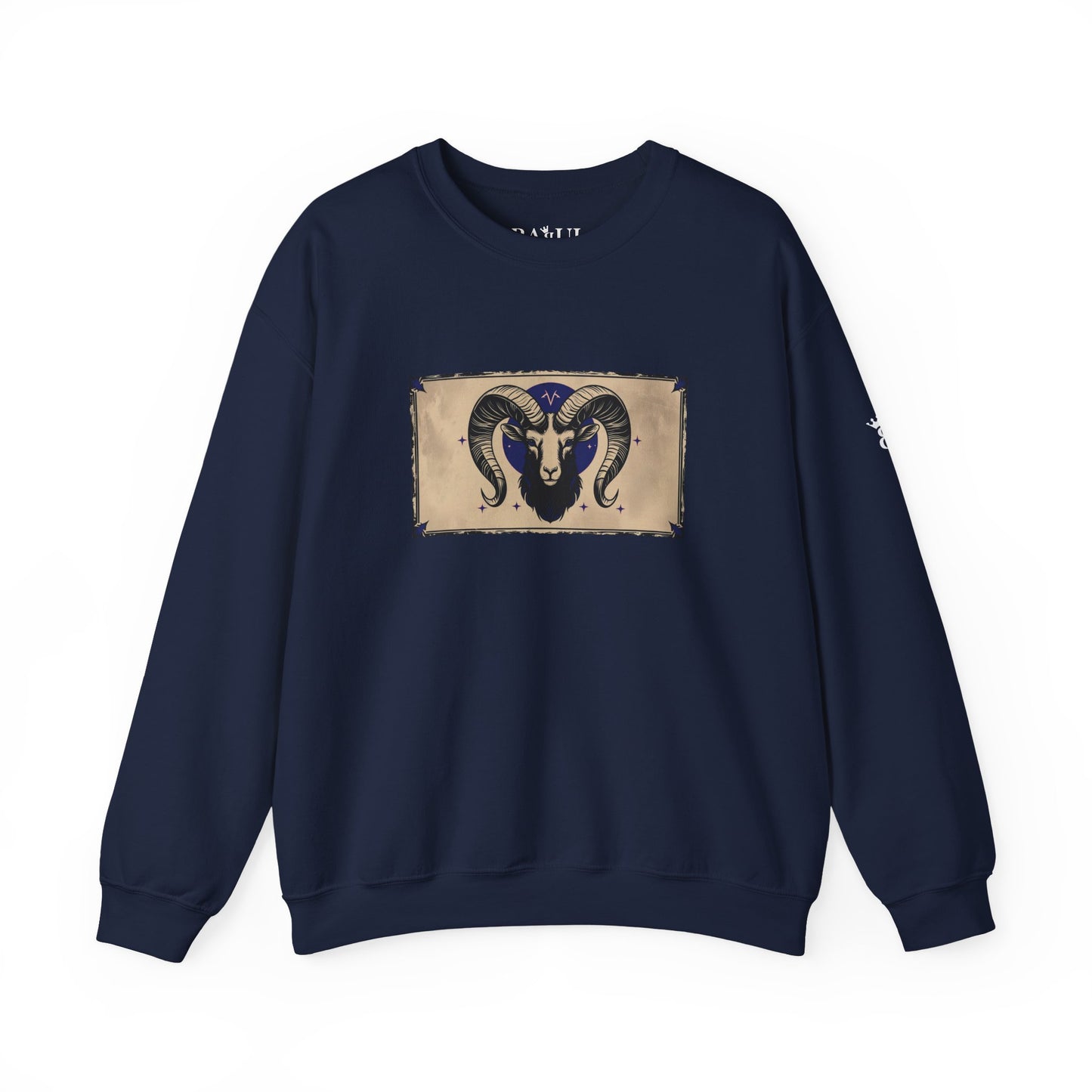 Aries - Gothic Zodiac Blue Sweatshirt