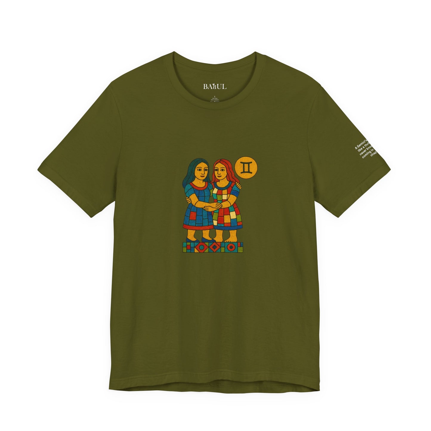 GEMINI - T-shirt, The Zodiac in Colors