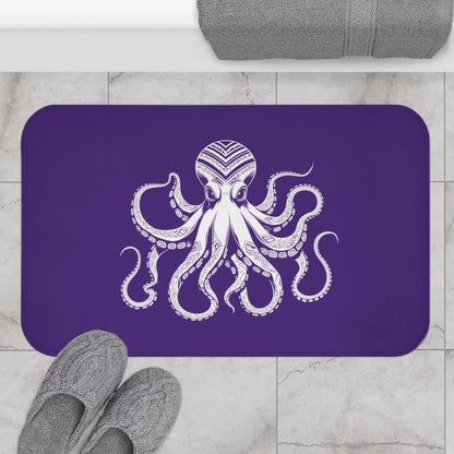 Tribal Bath Mat. Ocean Energy, Tribal Style