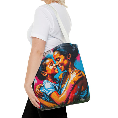 Artistic Surge - Eco-Friendly Canvas Tote Bag - SMILING HUG