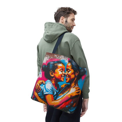 Artistic Surge - Eco-Friendly Canvas Tote Bag - SMILING HUG
