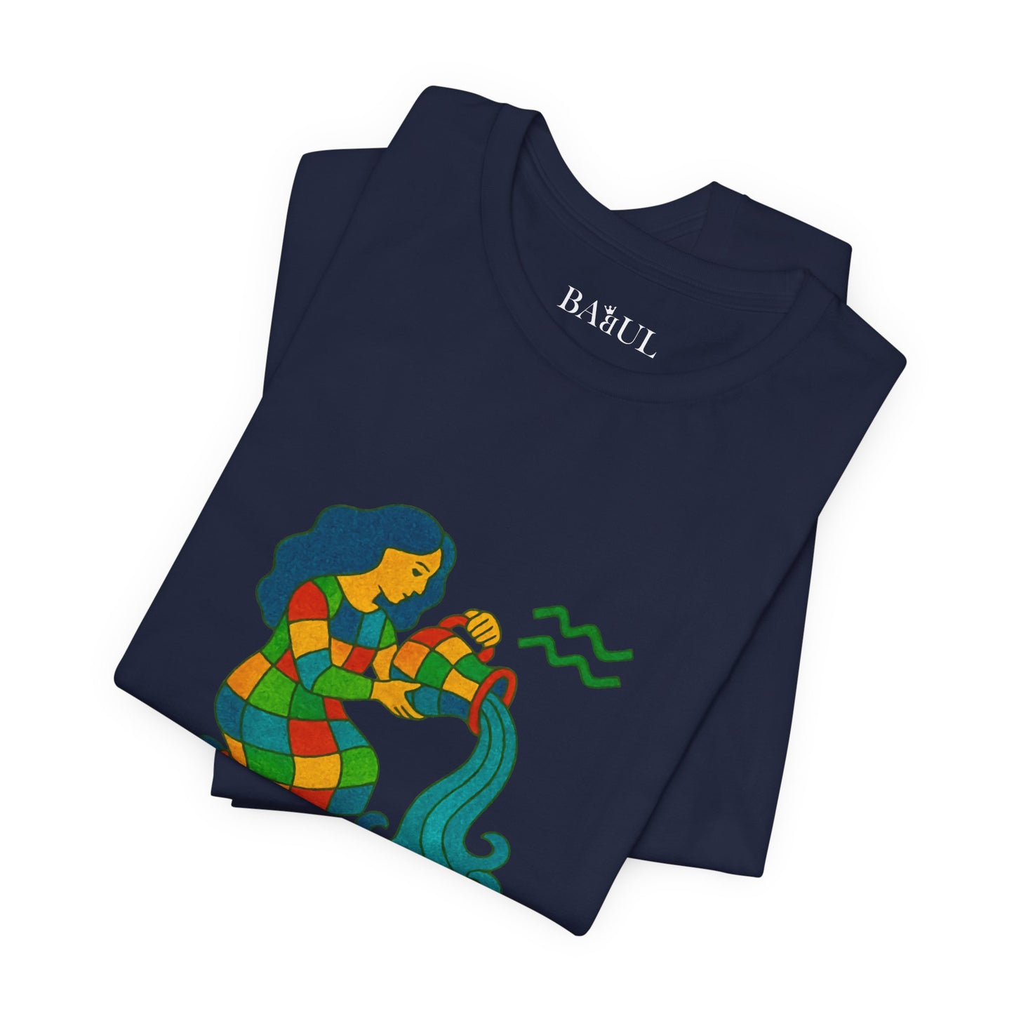 AQUARIUS - T-shirt, The Zodiac in Colors