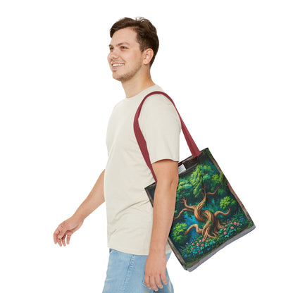 Artistic Surge - Eco-Friendly Canvas Tote Bag - TREE