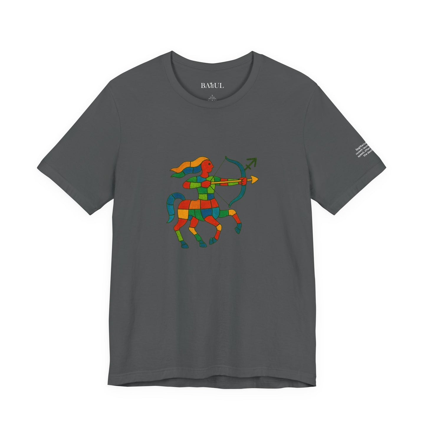 SAGITTARIUS - T-shirt, The Zodiac in Colors