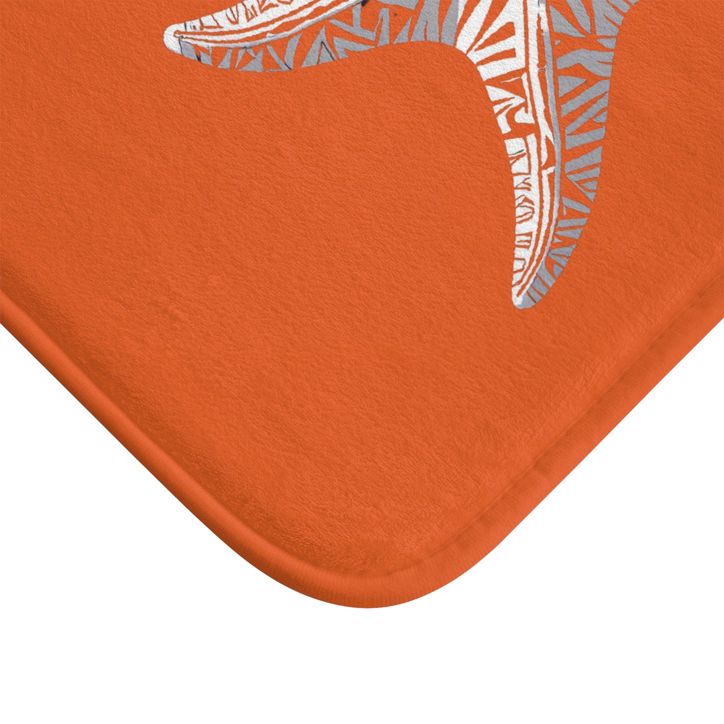 Tribal Bath Mat. Ocean Energy, Tribal Style