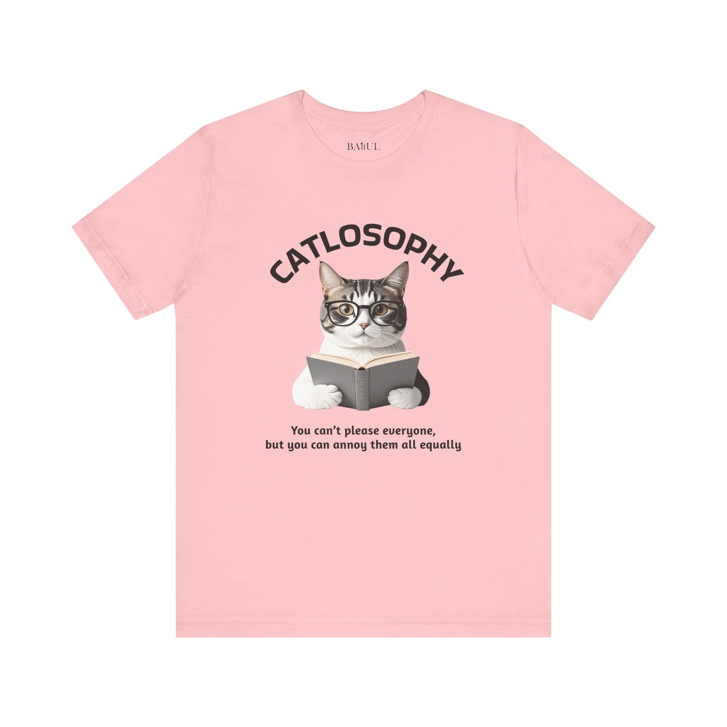 Catlosophy Unisex Jersey Short Sleeve Tee –  "You can't please everyone" Design