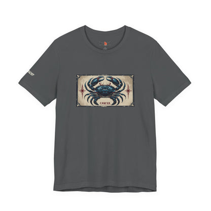 Cancer - Gothic Zodiac T-Shirt. Zodiac in the Shadows