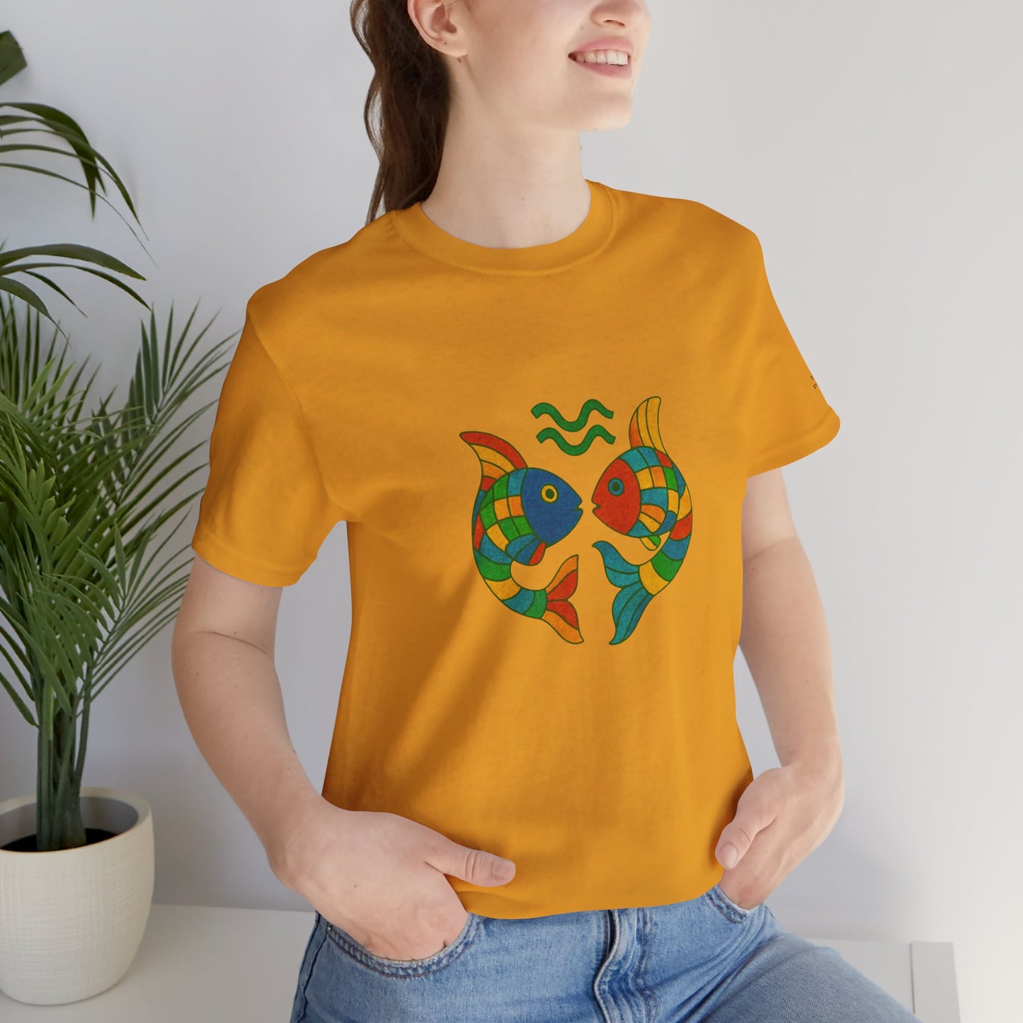 PISCES - T-shirt, The Zodiac in Colors