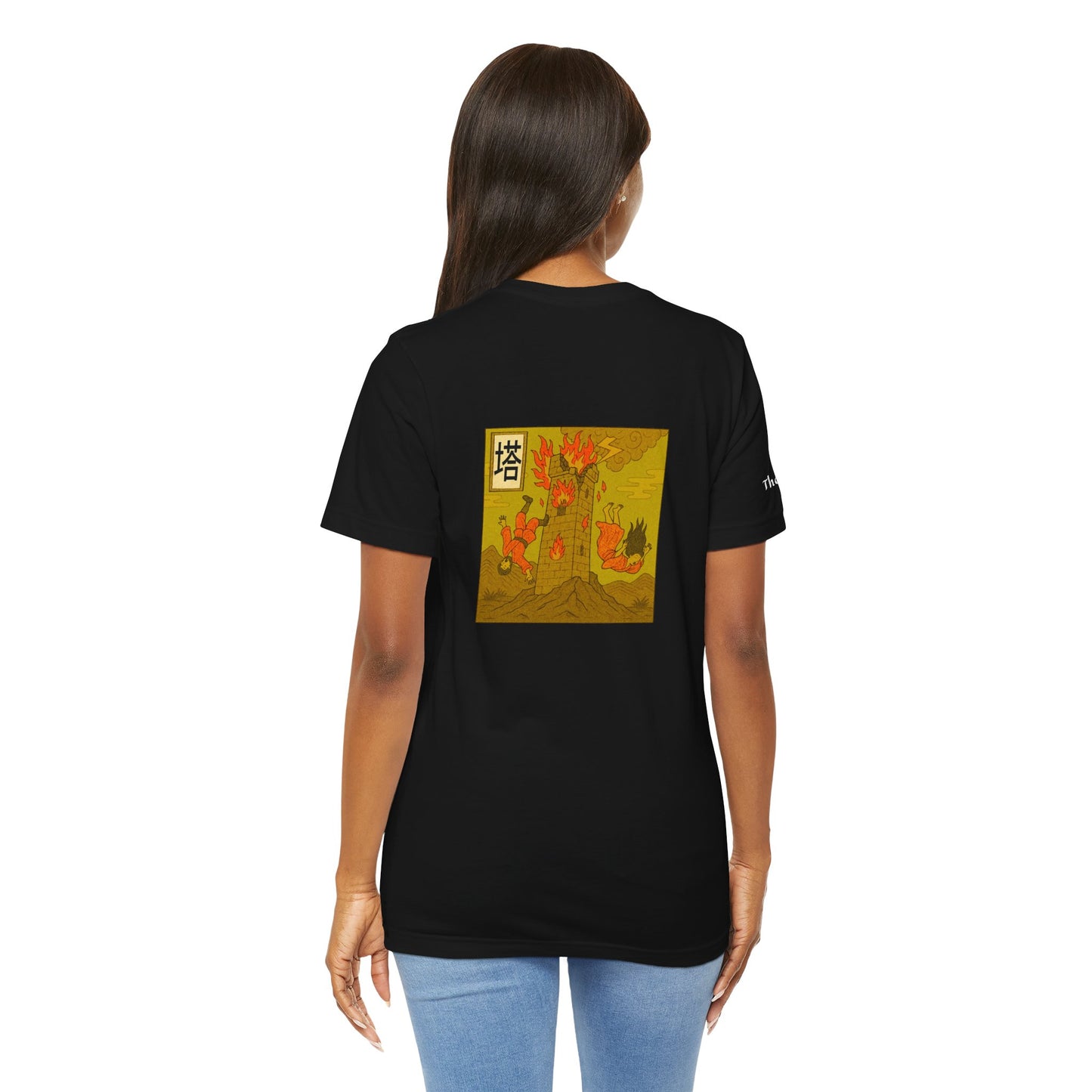 The Tower - Tarot in Ukiyo-e Style