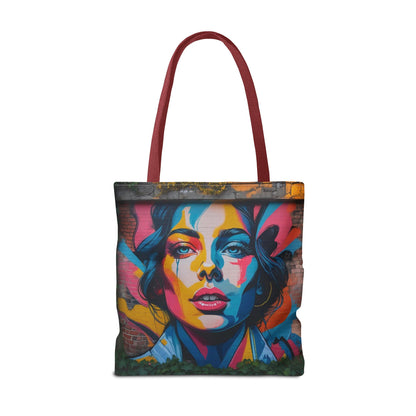 Artistic Surge - Eco-Friendly Canvas Tote Bag - WOMAN'S FACE