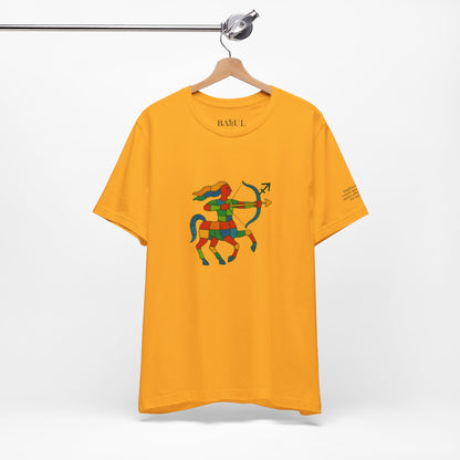 SAGITTARIUS - T-shirt, The Zodiac in Colors