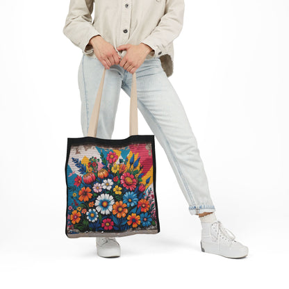 Artistic Surge - Eco-Friendly Canvas Tote Bag - FLOWERS