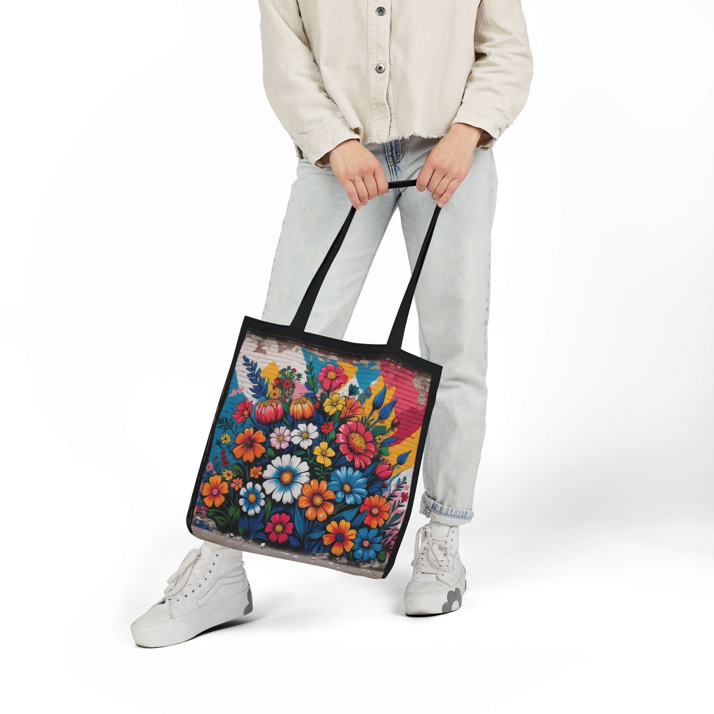 Artistic Surge - Eco-Friendly Canvas Tote Bag - FLOWERS