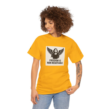 Rebel Graphic Tee - Unisex Heavy Cotton T-Shirt for the Wild at Heart. Rebel Tees, Born to Be Worn - FREEDOM IS NON-NEGOTIABLE
