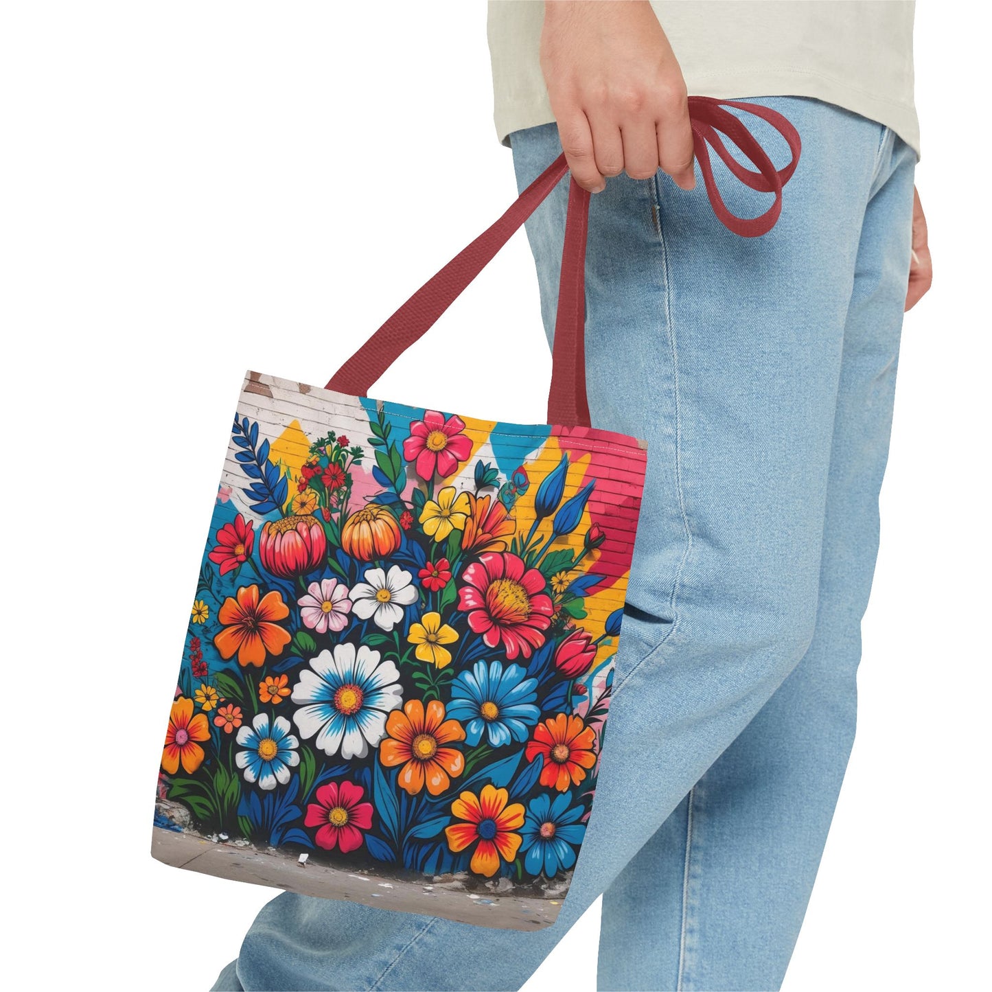 Artistic Surge - Eco-Friendly Canvas Tote Bag - FLOWERS