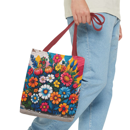 Artistic Surge - Eco-Friendly Canvas Tote Bag - FLOWERS