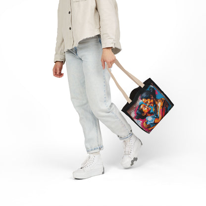 Artistic Surge - Eco-Friendly Canvas Tote Bag - SMILING HUG