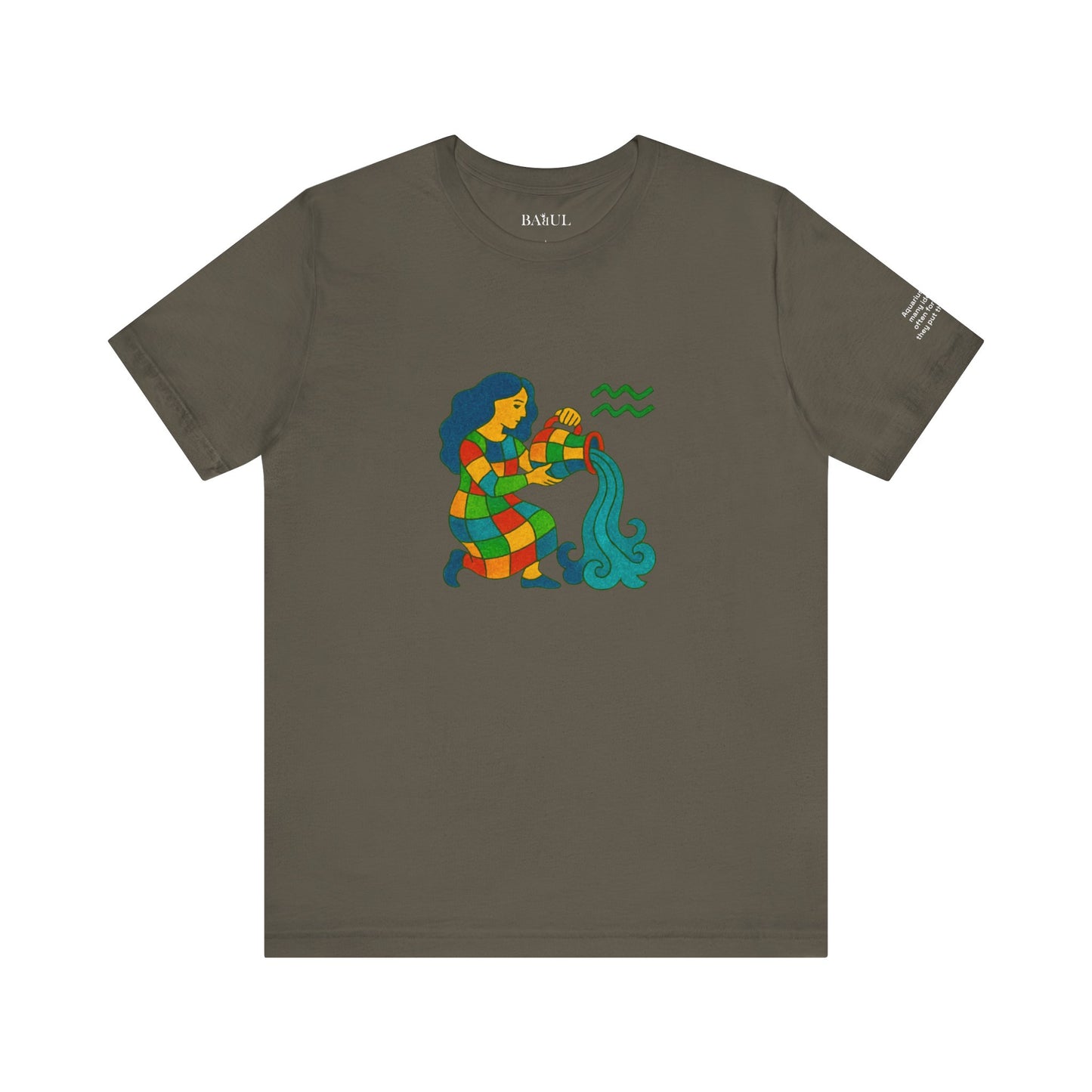 AQUARIUS - T-shirt, The Zodiac in Colors