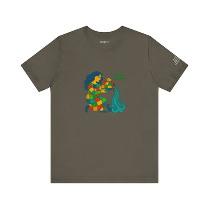 AQUARIUS - T-shirt, The Zodiac in Colors