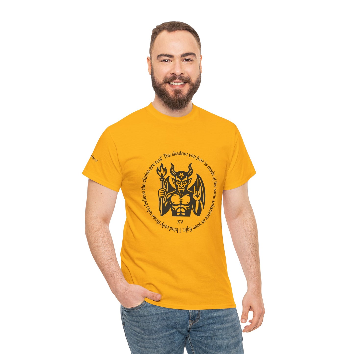 The Devil - ArcanaPop T-Shirt – Where Tarot Magic Meets Pop Art
