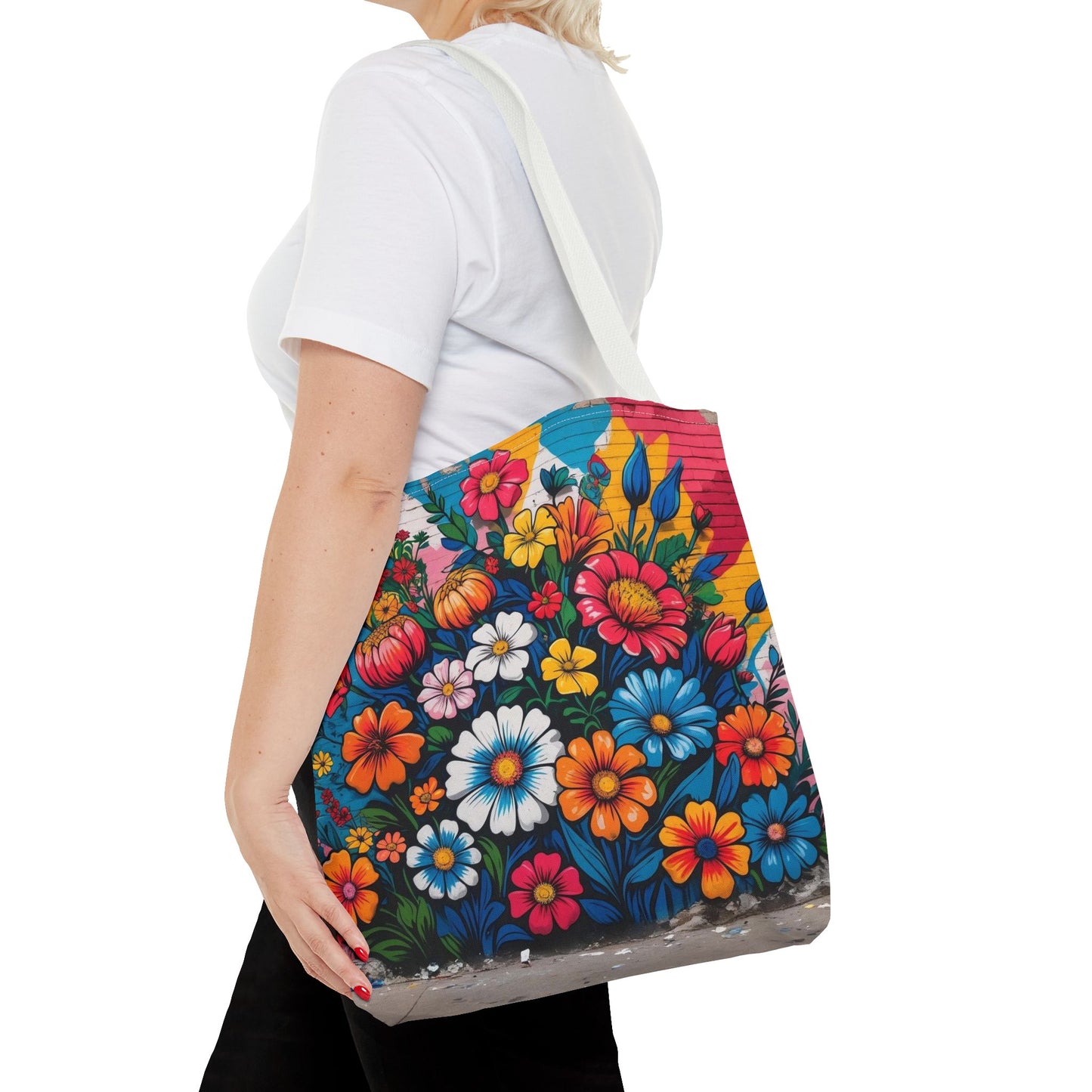 Artistic Surge - Eco-Friendly Canvas Tote Bag - FLOWERS