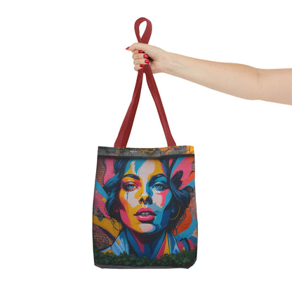 Artistic Surge - Eco-Friendly Canvas Tote Bag - WOMAN'S FACE