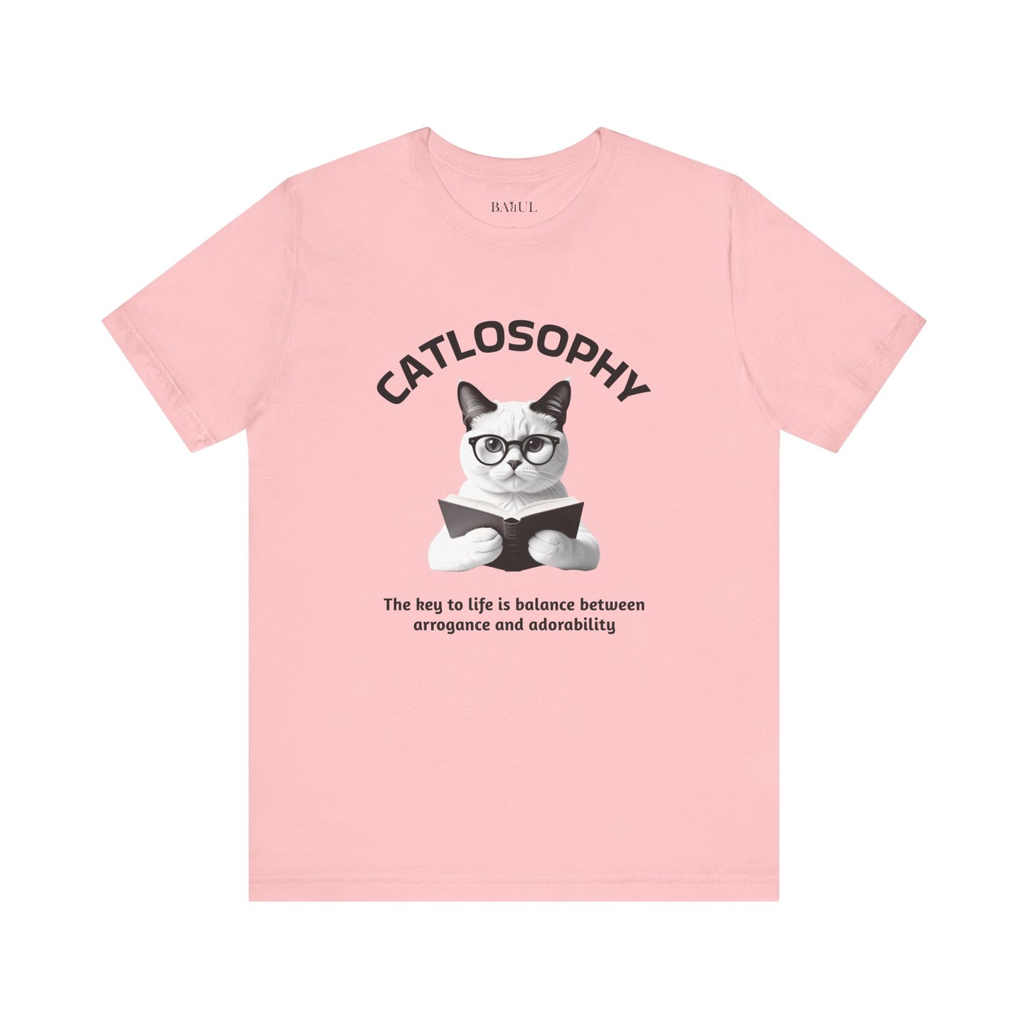 Catlosophy Unisex Jersey Short Sleeve Tee –  "The Key to Life" Design