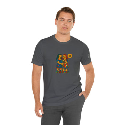 GEMINI - T-shirt, The Zodiac in Colors