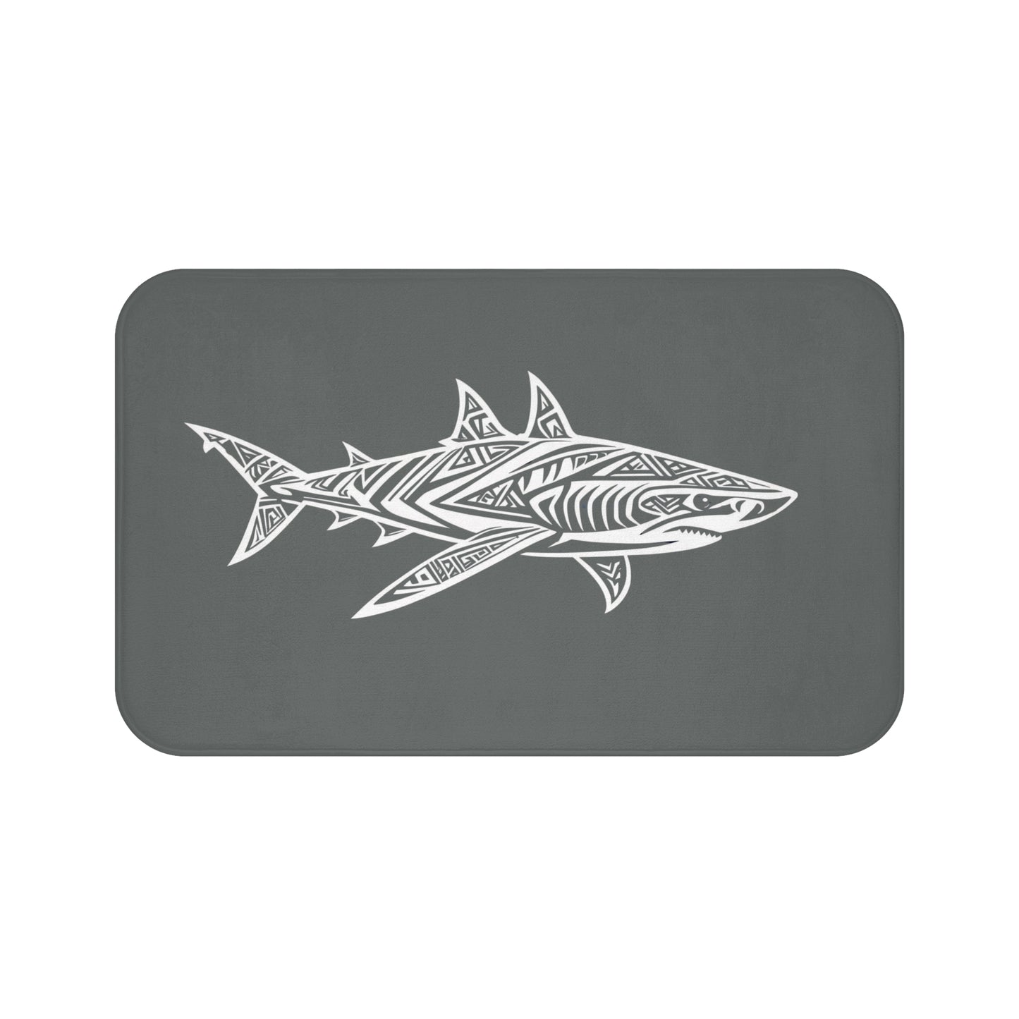 Tribal Bath Mat. Ocean Energy, Tribal Style