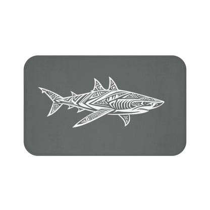 Tribal Bath Mat. Ocean Energy, Tribal Style