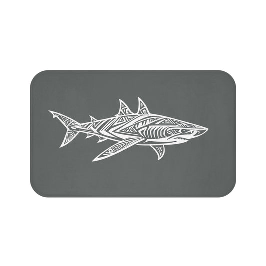 Tribal Bath Mat. Ocean Energy, Tribal Style