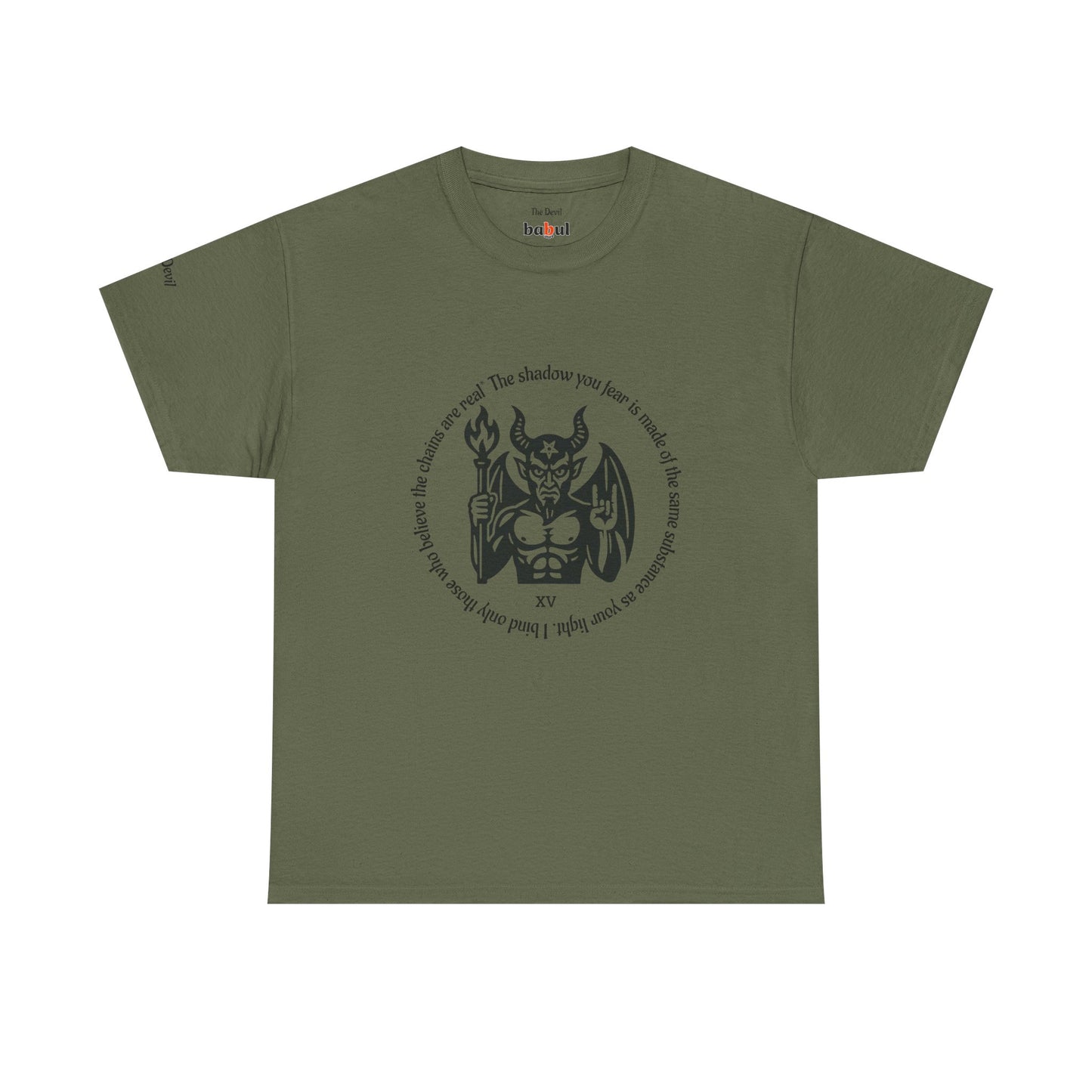 The Devil - ArcanaPop T-Shirt – Where Tarot Magic Meets Pop Art