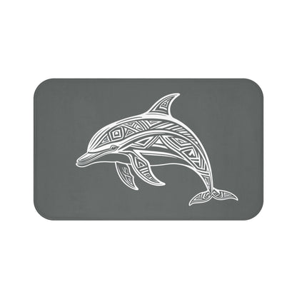 Tribal Bath Mat. Ocean Energy, Tribal Style
