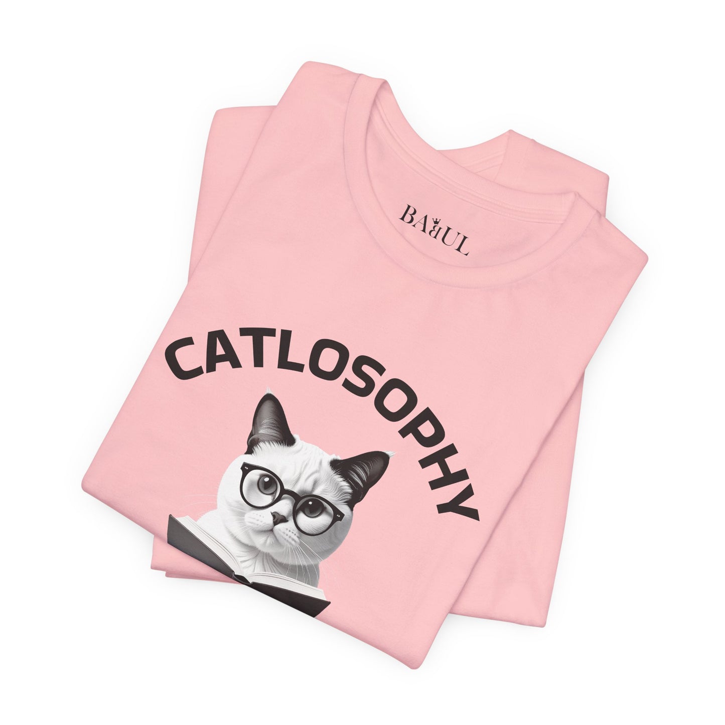 Catlosophy Unisex Jersey Short Sleeve Tee –  "The Key to Life" Design