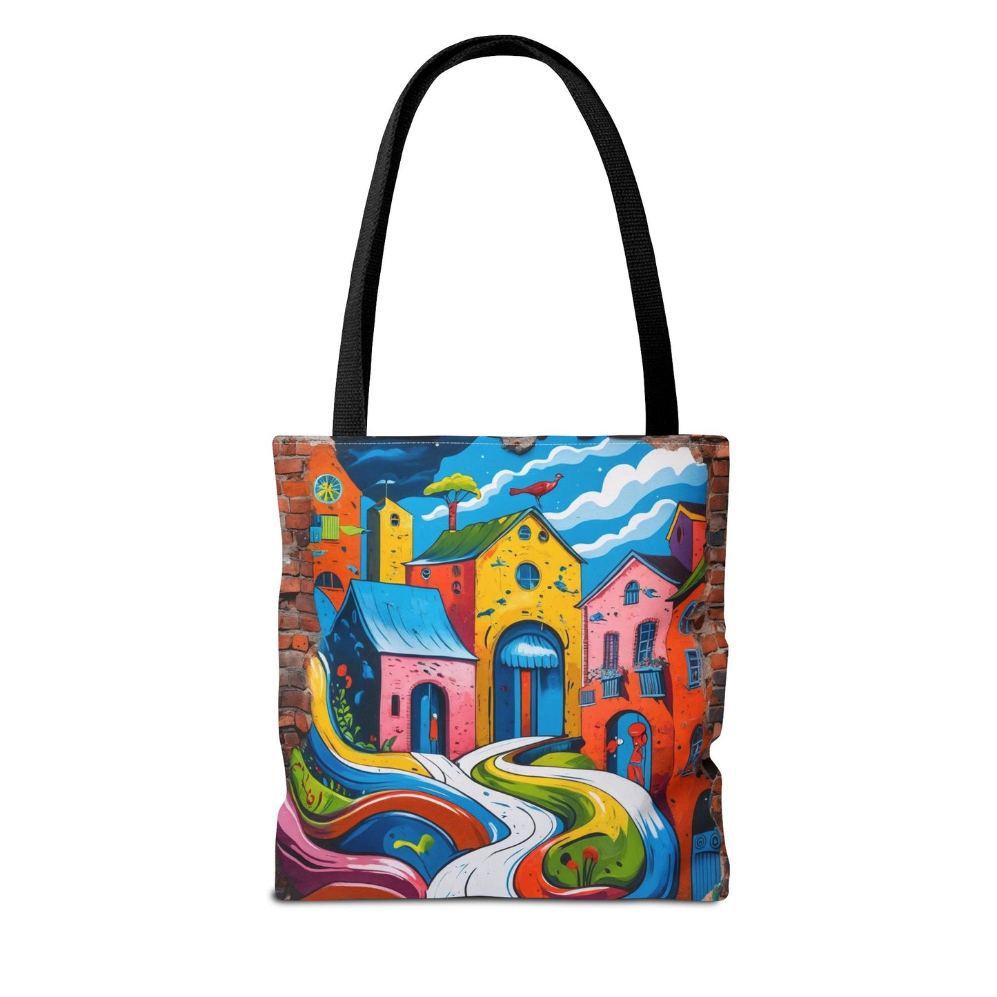 Artistic Surge - Eco-Friendly Canvas Tote Bag - HOUSES