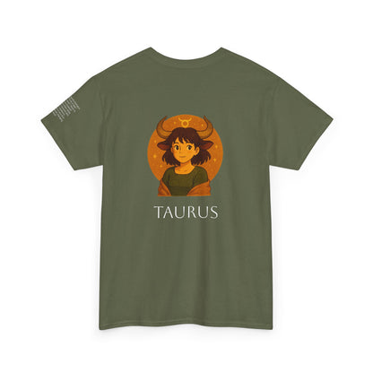 TAURUS - Dreamy Zodiac T-Shirts – The Magic of the Stars in Ghibli Style