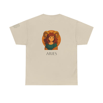 Aries - Dreamy Zodiac T-Shirts – The Magic of the Stars in Ghibli Style