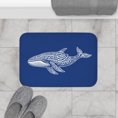 Tribal Bath Mat. Ocean Energy, Tribal Style