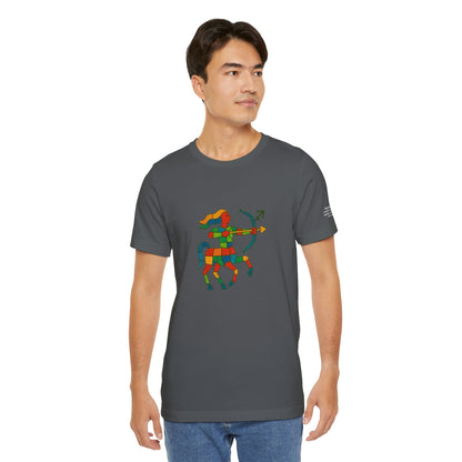 SAGITTARIUS - T-shirt, The Zodiac in Colors