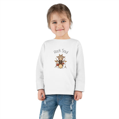 Magliette Rock Soul per bambini - Capretta - Dolci animali con un ritmo ribelle
