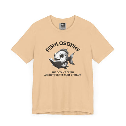Fishlosophy Unisex Jersey Short Sleeve Tee –  The Ocean' depth is not for the faint of heart