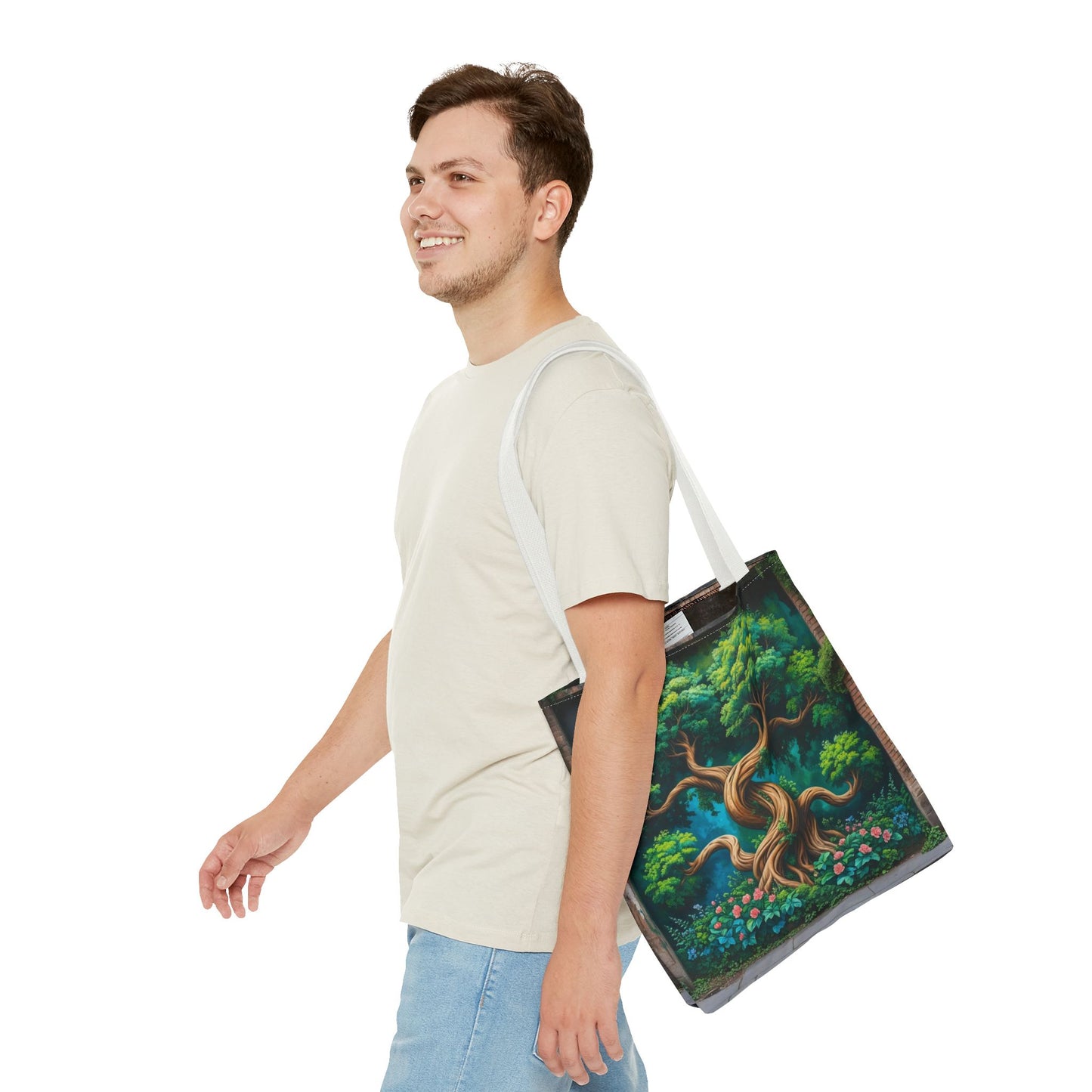 Artistic Surge - Eco-Friendly Canvas Tote Bag - TREE