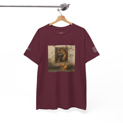 Rebel Graphic Tee - Unisex Heavy Cotton T-Shirt for the Wild at Heart. Rebel Tees, Born to Be Worn
