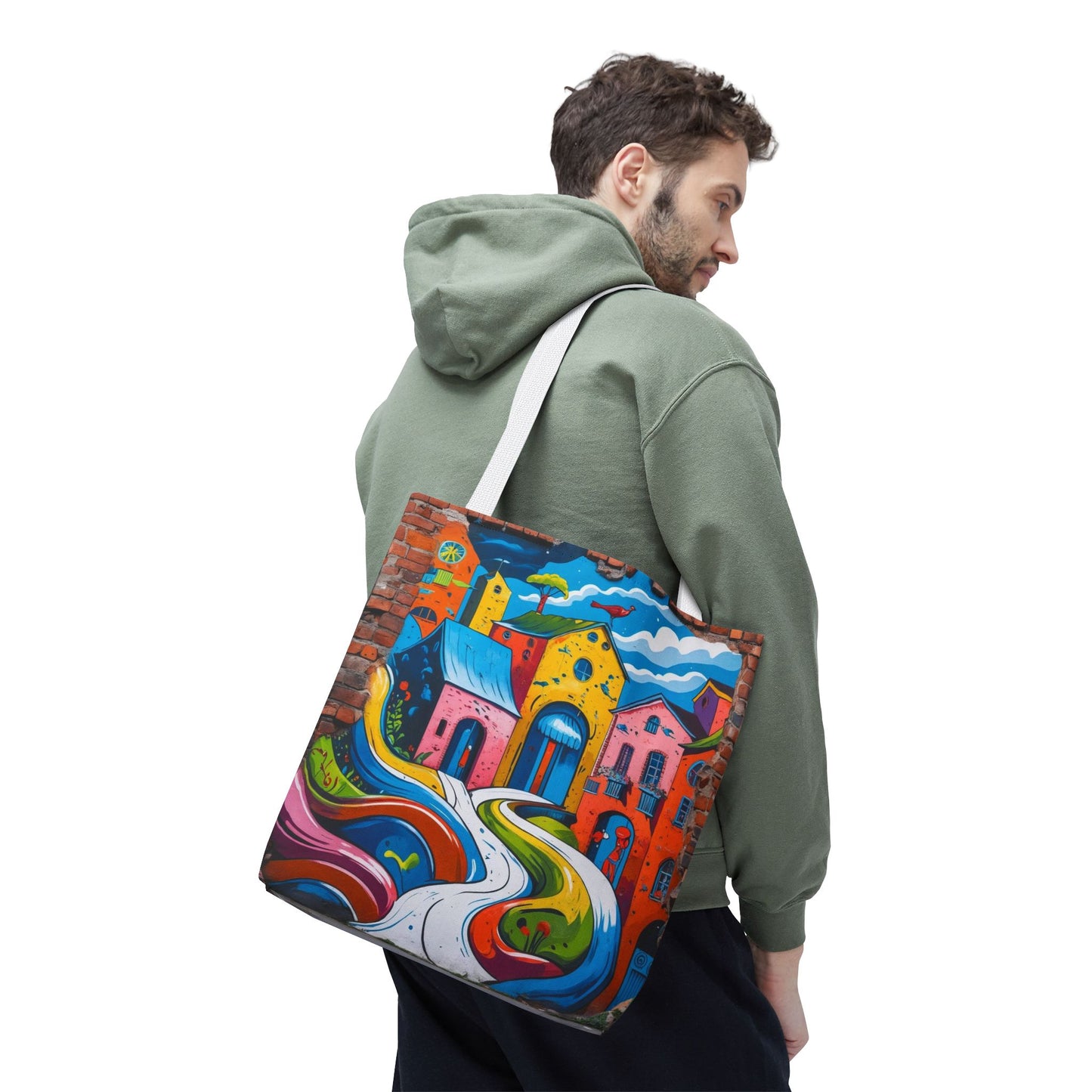 Artistic Surge - Eco-Friendly Canvas Tote Bag - HOUSES