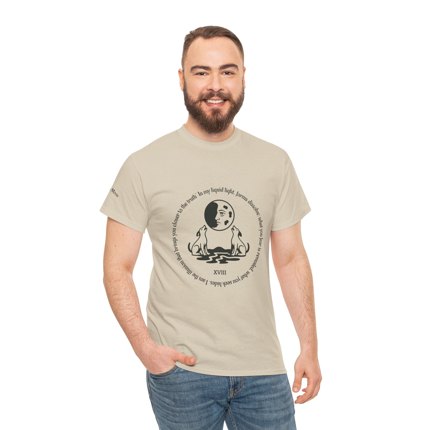 The Moon - ArcanaPop T-Shirt – Where Tarot Magic Meets Pop Art