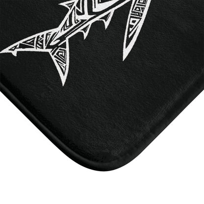Tribal Bath Mat. Ocean Energy, Tribal Style