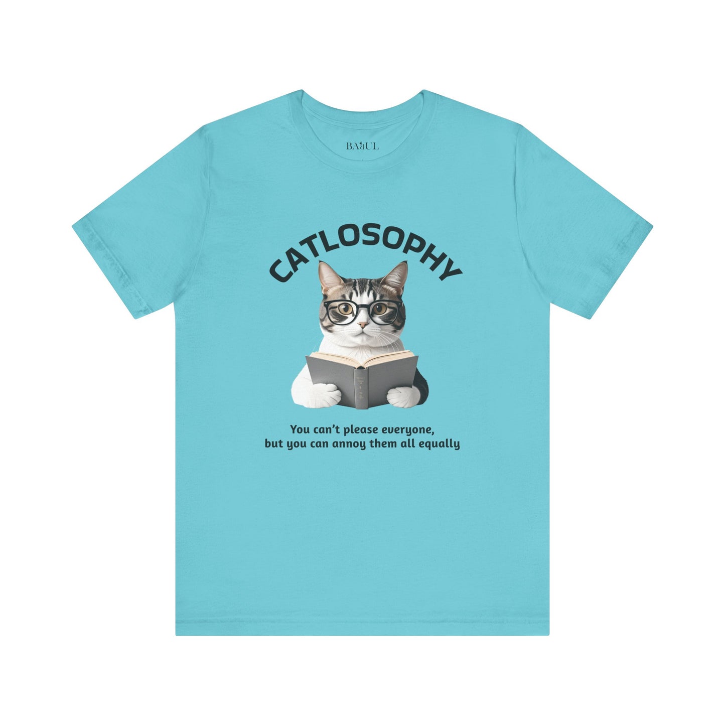 Catlosophy Unisex Jersey Short Sleeve Tee –  "You can't please everyone" Design